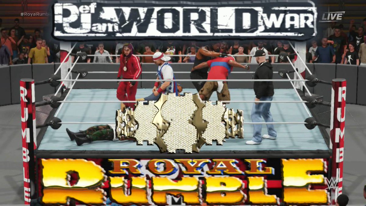 BigRighteous's tweet photo. Who became the 1st ever @defjam #DefJamWorldWar Million Dollar Champion???
Check out the #DJWW Million $ Royal Rumble to see who held the championship high!
https://t.co/08jLpdN312 https://t.co/BNCGApPESa