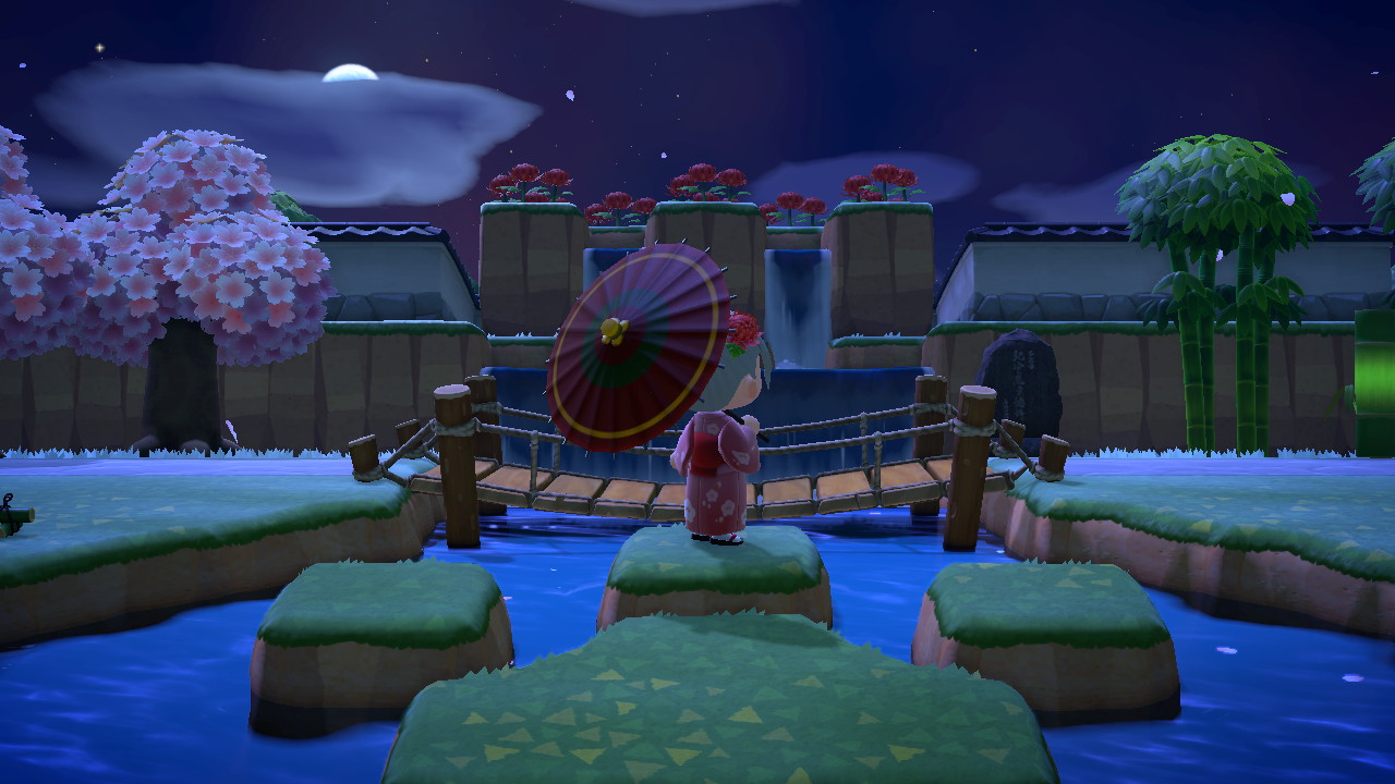 Uzivatel しあん Na Twitteru あつ森 島紹介 和風エリア 肉球な浮島と滝 日本庭園 枯山水 竹林 海辺の温泉 肉球な浮島の前には猫の池があります 竹林をすすむと温泉に行けます あつ森 T Co L0fftojfdg Twitter