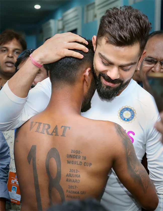 TrendVirat's tweet photo. Virat Kohli is a Superstar😎💖

~Nathan Lyon https://t.co/U1JR7MQ8xd