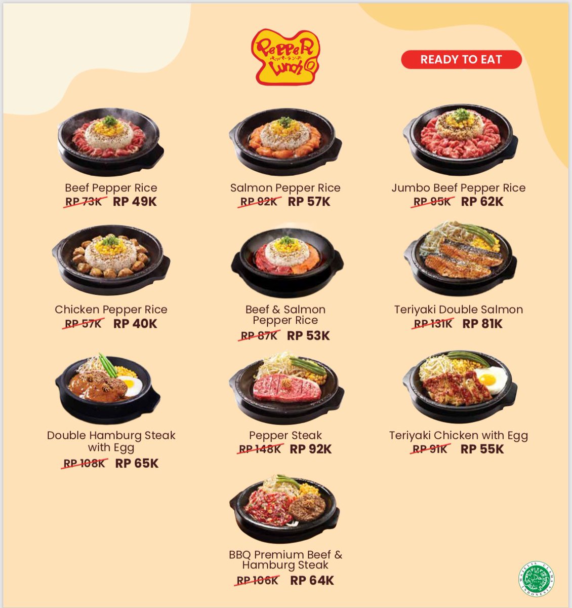 BOGA Group (Bakerzin, Kintan, Pepper Lunch, Paradise Dynasty, dll) sedang usaha gaji 4000 karyawan kala pandemi. Bulan ini cuma bisa bayar 30% gaji, per Mei unpaid. They deliver Ready-to-cook now w/ steal deals! Order via Whatsapp/Apps, I’ll give out the menus. Let’s help out! ♥️