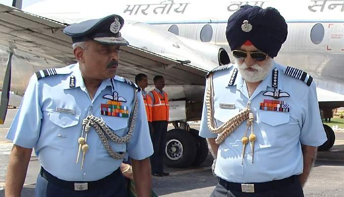 19Swag!Photo: Marshal of the Air Force Arjan Singh at Thiruvananthapuram in 2009.