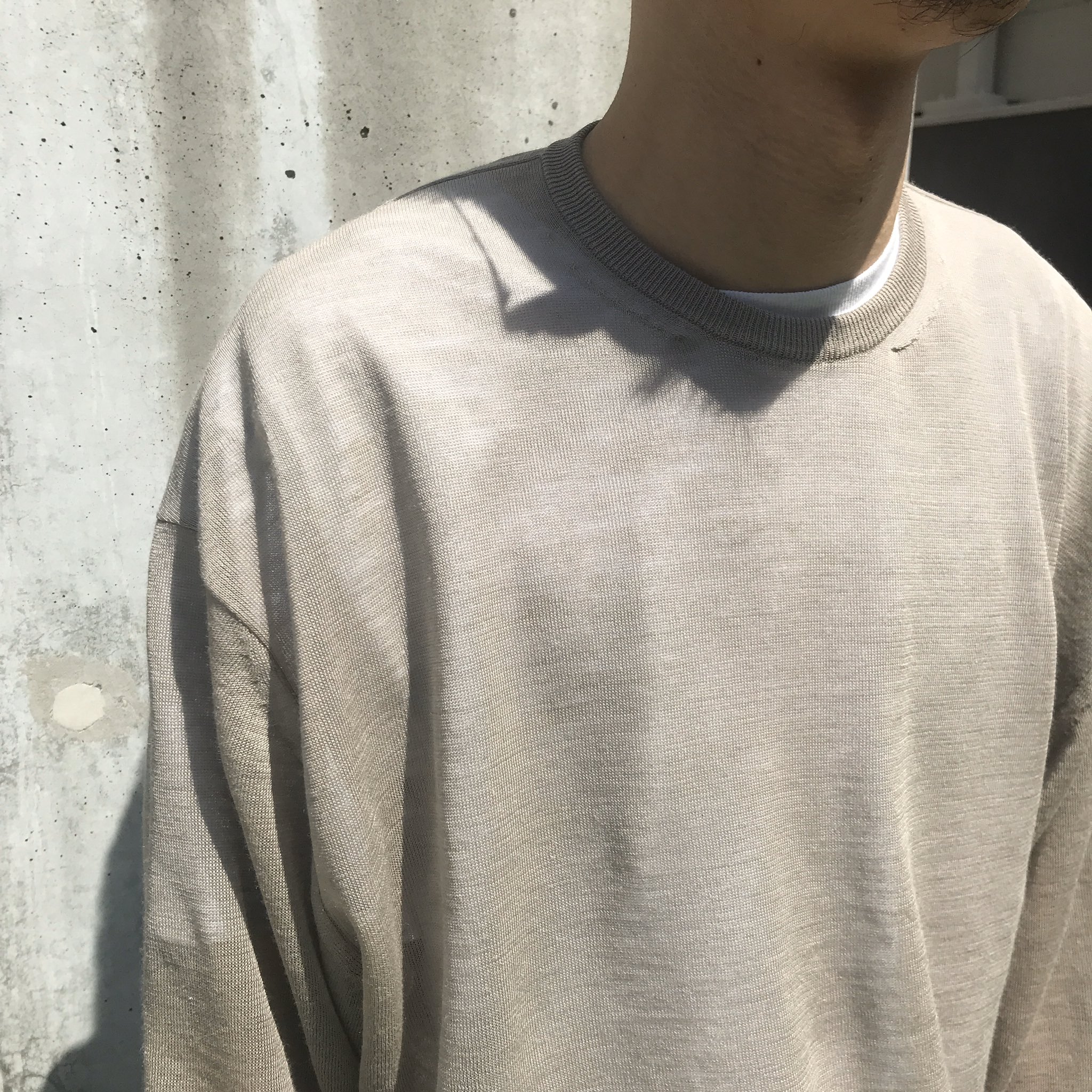 トップス HERILL Ramie Highgauge Cardigan 2 HERILL Ramie Highgauge Cardigan [NAVY] - Fresh Service