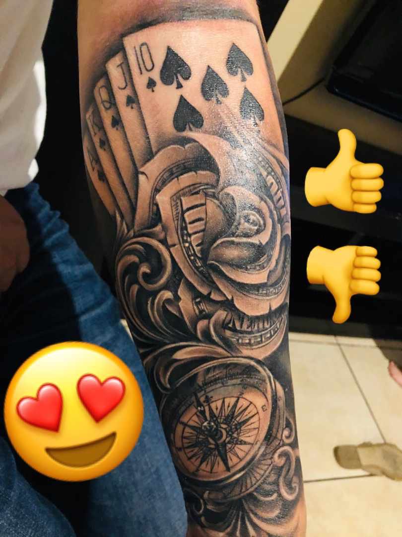 😍🔥🔥🔥🔥 #Tattoo # Casino #Flama #NewTattoo