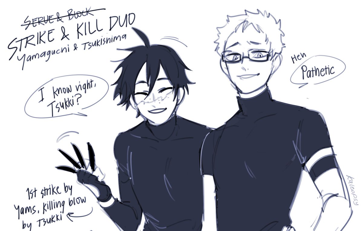 POSTED THE WRONG IMAGE AGAIN kill me now,, i forgot to put the text next to yams and tsukki. 