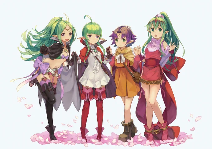 ワダサチコ先生( @wadadot_Lv )からの絵描きバトンもらったよ?せっかくなのでFEのファンアートから4枚!? #絵描き繋がれ 