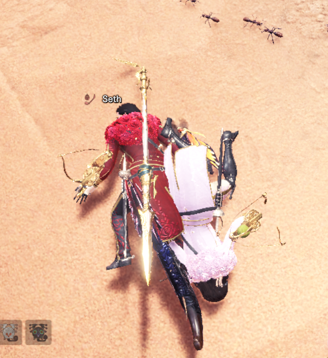AxelleGirlGames's tweet photo. When you take two morons Monster Hunting and they both get paralyzed at the same time on the same spot by the same Vespoid. #MonsterHunterWorld https://t.co/o4Cd1GiNNy