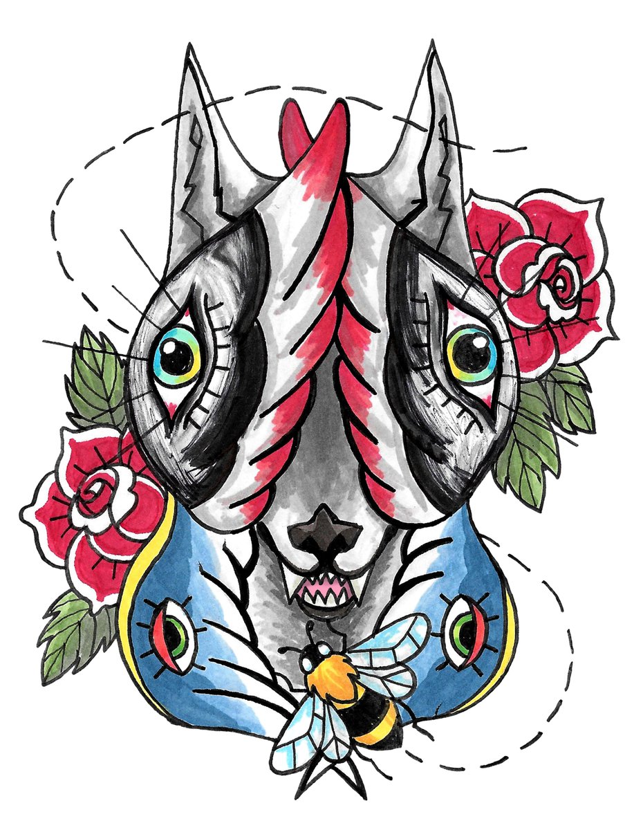 impkinArt's tweet photo. 30% off Wall Art (prints/posters/canvases) at Society6 today, a great chance to pick up one of my new prints!!
https://t.co/NfgGdlpGvh

#traditionaltattoo #tattoo #wolf #bee #rose #tattooart #furry #feral https://t.co/rRAi12PHxc