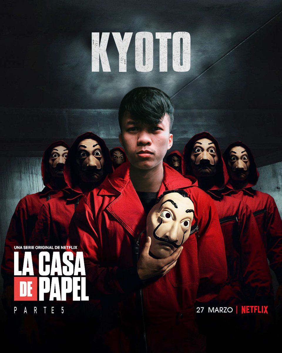 jmMOkoh's tweet photo. New Cast of Money Heist

JM as KYOTO 🤑🤣
Save the date! Irerelease ng BIRTHDAY ni JM 😆
March 27, 2021

#lacasadepapel5
#Kyoto
#MONEYHEIST
#Season5 https://t.co/voDZYBwcsQ