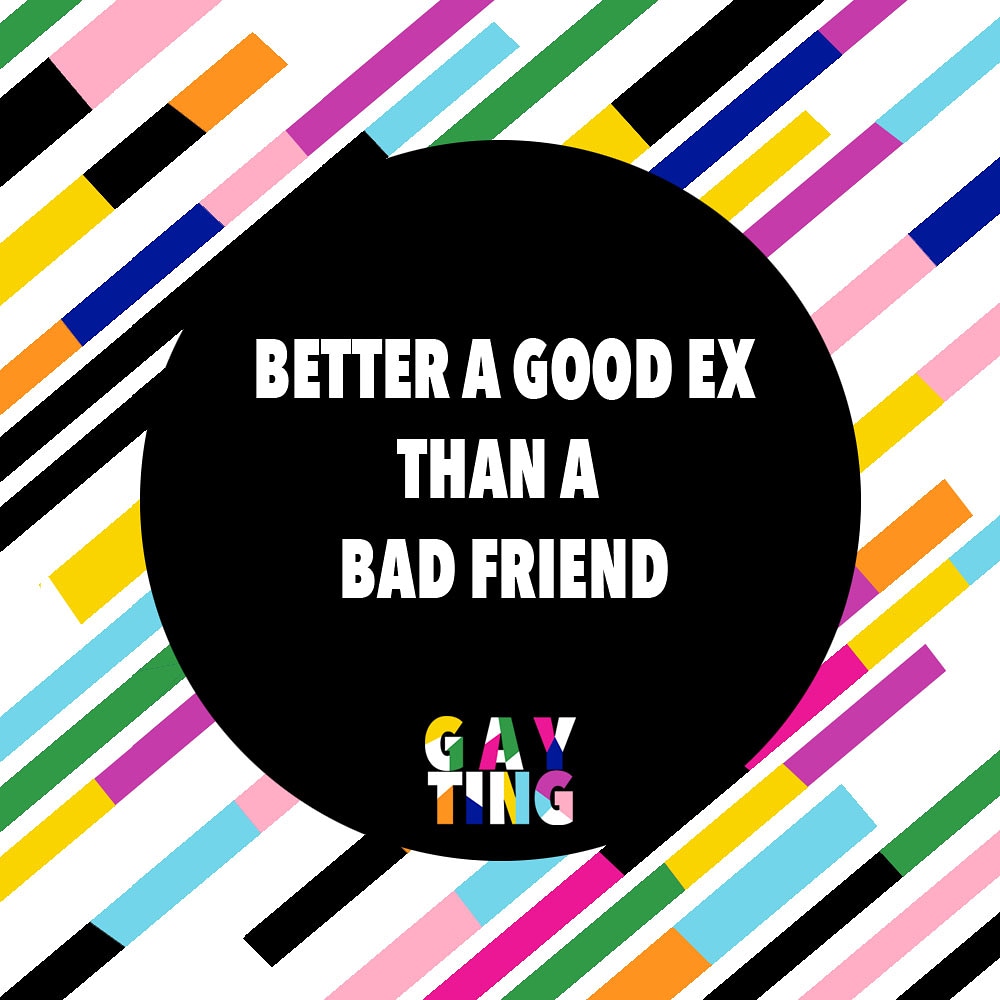TheGayting's tweet photo. Can you be friends with your ex?
.
.
.
#gayting #gay #gaydating #dating #podcast #gaypodcast #queerpodcast #lgbtpodcast #lgbtq #lesbian #bi #trans #queer #gender #gayex #gayexboyfriend #gayfriend #gayquote #gaymeme #gayfollow #gayrepost #gaydm #gaydutchies https://t.co/MORqEQprqu