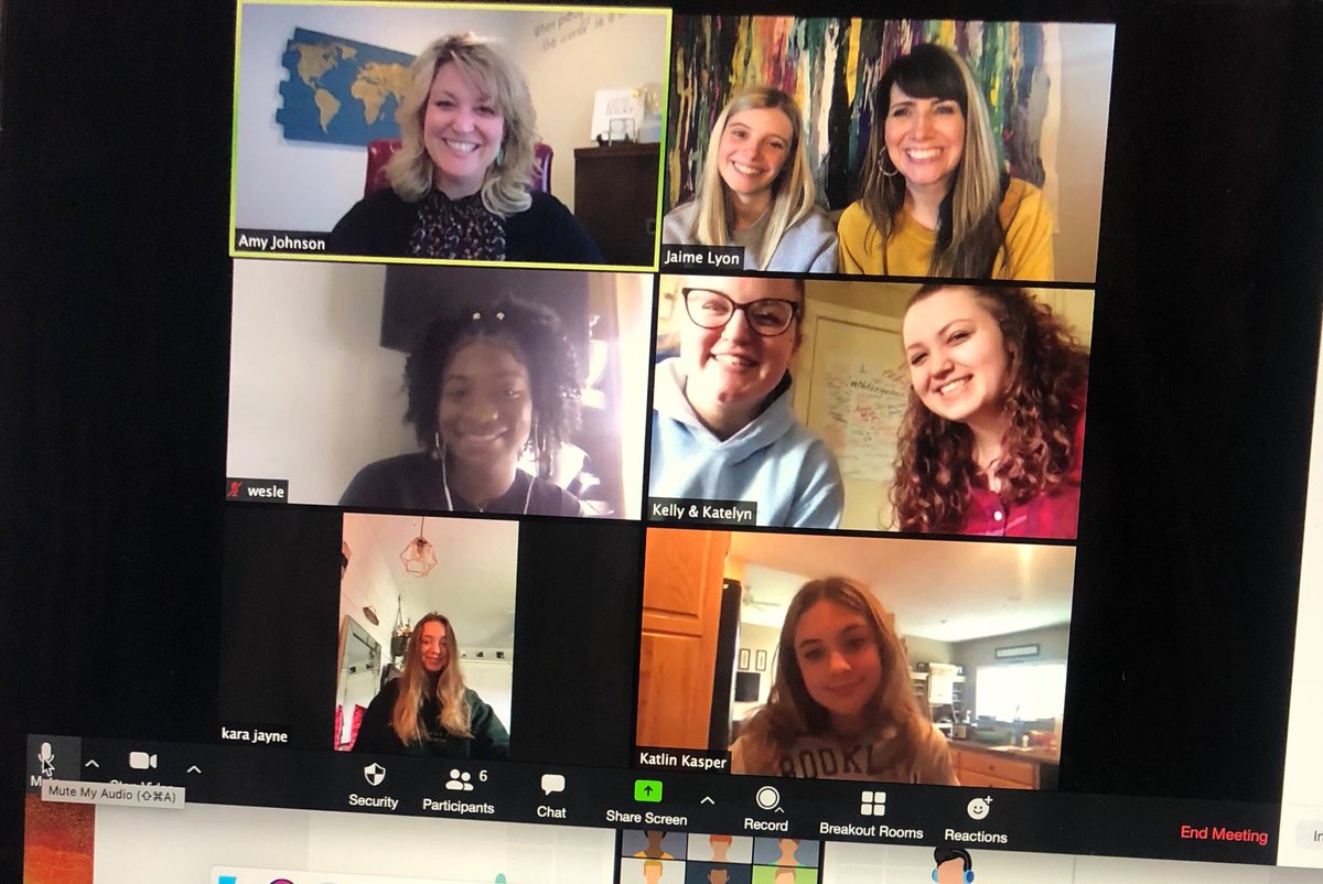 i_am_noticed's tweet photo. Thank you Zoom for helping us stay connected with a few of our Youth Advisory members today. We love them! #resilience https://t.co/HOdcIDlYzv