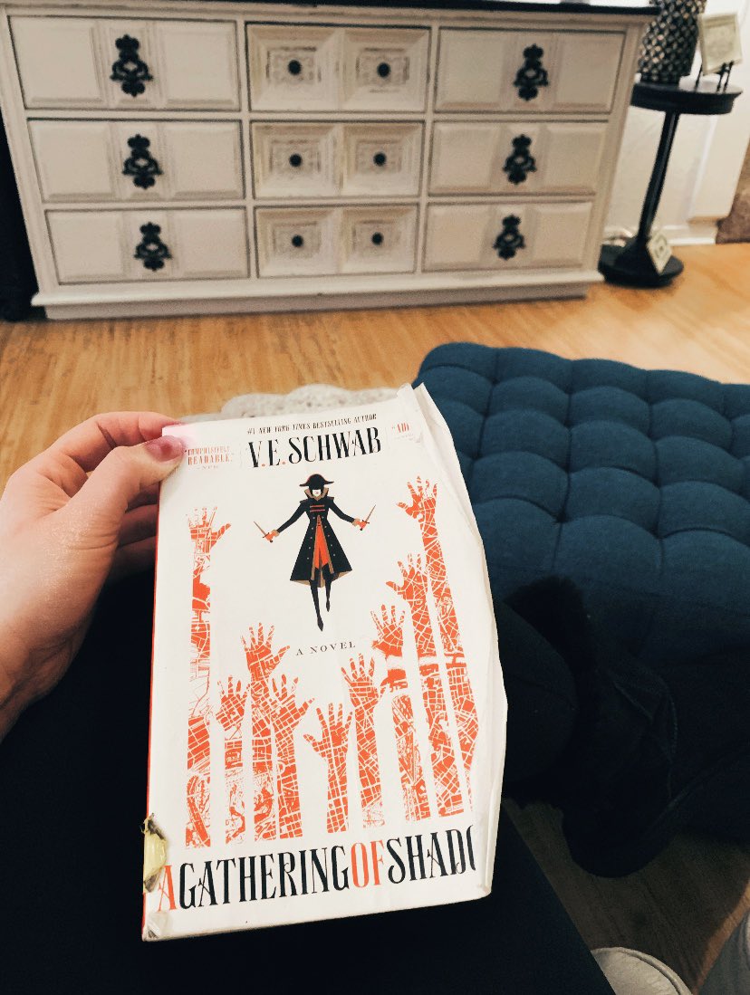 Coach_Fieszel's tweet photo. I’m loving A Conjuring of Light, the third book in a fantasy trilogy series by @veschwab ~ This page-turner will have you feeling like you’re in another world. Perfect for adults and teens. #turnthepagetuesday
#bbmsspiritweek @bbmsbroncos https://t.co/mTluVgvCi6