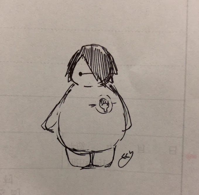 ベイマックス?(  ⚫︎ー⚫︎  ) https://t.co/OZvhscr4ff 