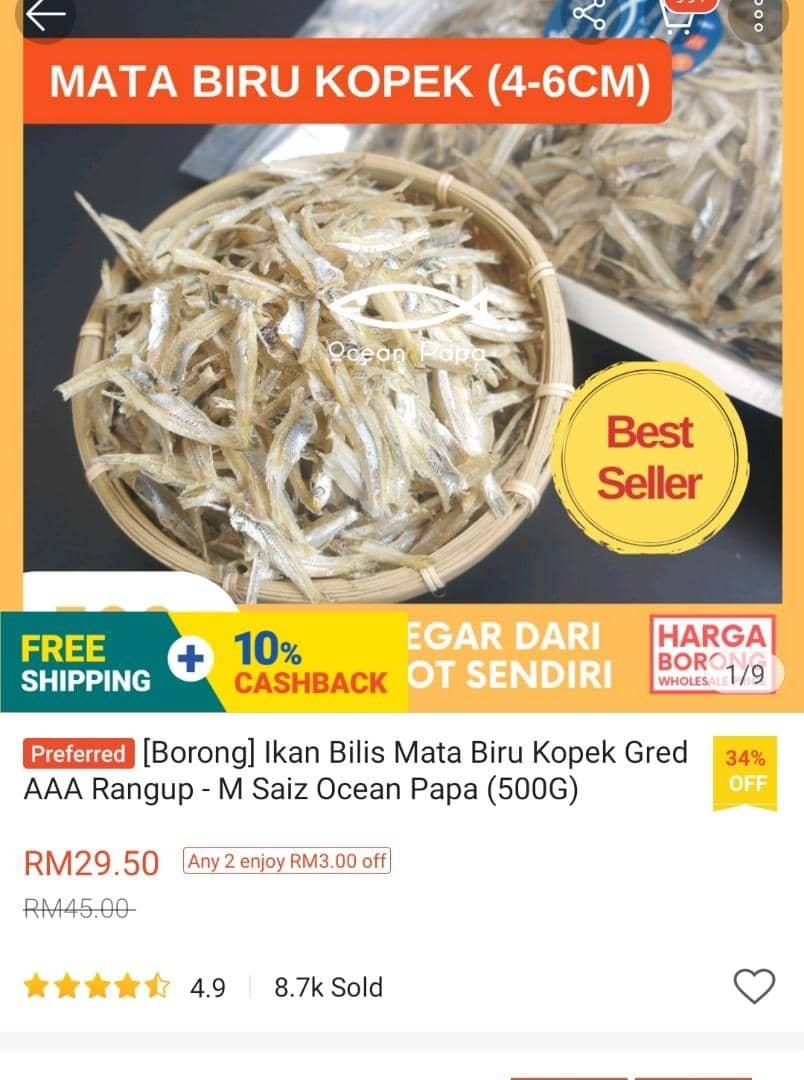 ketrahman's tweet photo. Power bini aku. Punya patuh arahan PKP ikan bilis pn dia beli online. https://t.co/DPRZu8kII3