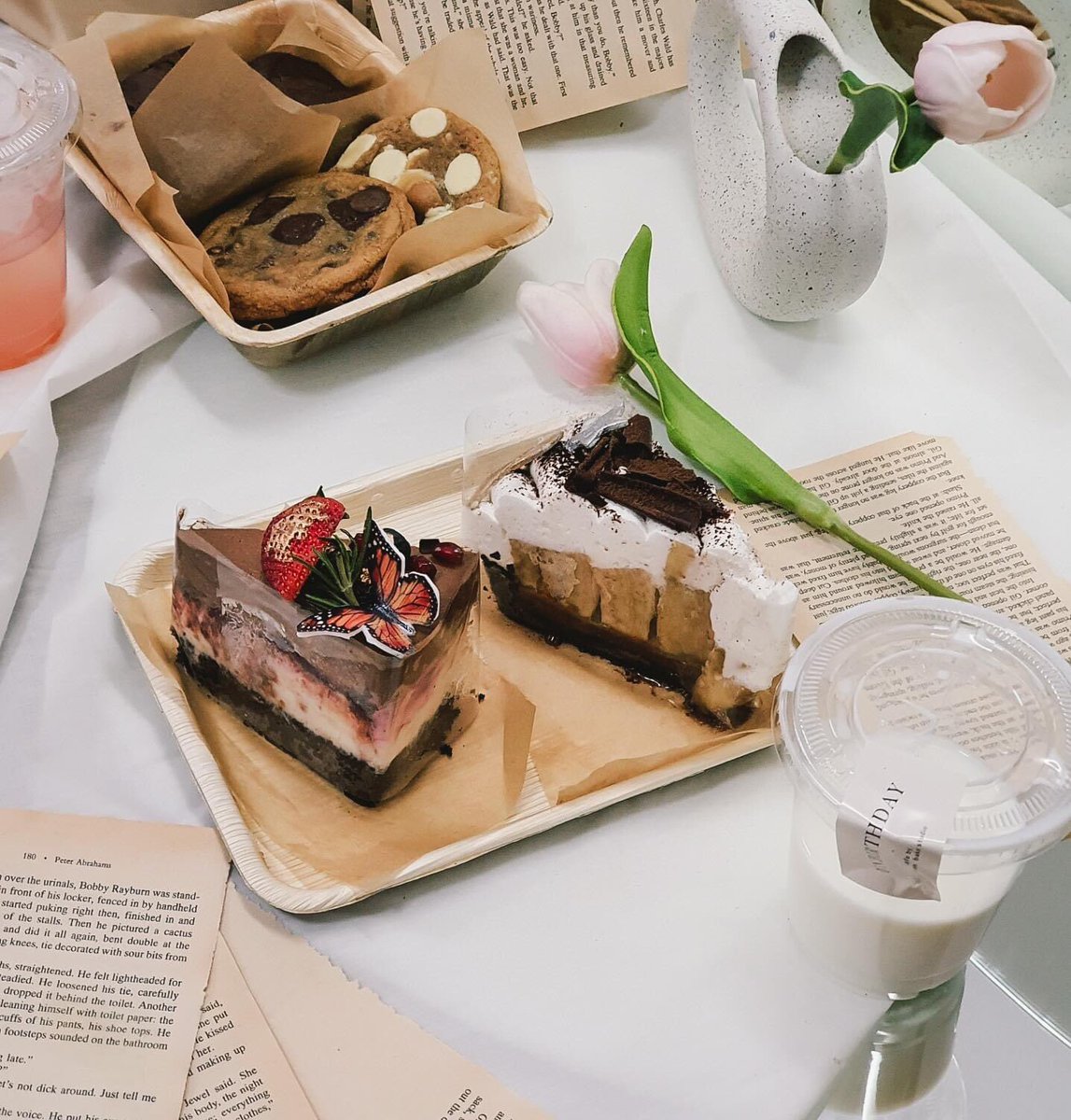 sharewithme18's tweet photo. picnic set at home ของ unbirthday cafe น่ารักมาก ใครอยากได้ฟีลอยู่คาเฟ่อยู่บ้าน ต้องลองงงง💛🌿

ig : unbirthdaycafe #รีวิวคาเฟ่ https://t.co/6mNkkcFc54