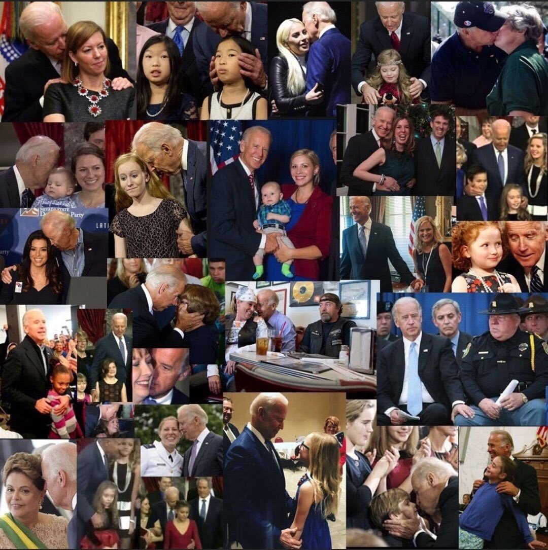 Tara is not the first woman who's accused Joe Biden of sexual misconduct, many before her have come forward, and there are plenty of pictures of him invading women's, and in many cases young girls', personal space.There is clearly a pattern that needs to be acknowledged.