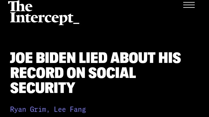 And if sexual assault allegations and a questionable mental state aren't enough, Joe Biden's record is terrible to say the least.From opposing desegregation, to attempting to cut social security, to opposing gay marriage, to supporting the Iraq War.