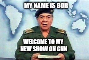 . @Acosta Runs Interference for  @WHO and the CCP After Trump Cuts Off Funding; Calls Trump ‘Baghdad Bob’ Thanks, Jim for the perfect segue for us all to remember  @CNN’s 12-years of reporting in Baghdad, Iraq, where CNN “propaganda flowed like wine.”  https://townhall.com/tipsheet/juliorosas/2020/04/14/jim-acosta-runs-interference-for-the-who-and-the-chinese-communist-party-after-tr-n2566933