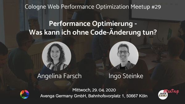 wao.io (@wao_io) on Twitter photo End of April <a href="/fraktalisman/">Name can’t be blank</a> is hosting with <a href="/AFarsch/">Angelina Farsch</a> the first purely online #CGNwebperf meetup. Join via <a href="/Meetup/">Meetup</a>
meetup.com/cologne-german… End of April <a href="/fraktalisman/">Name can’t be blank</a> is hosting with <a href="/AFarsch/">Angelina Farsch</a> the first purely online #CGNwebperf meetup. Join via <a href="/Meetup/">Meetup</a>
meetup.com/cologne-german…