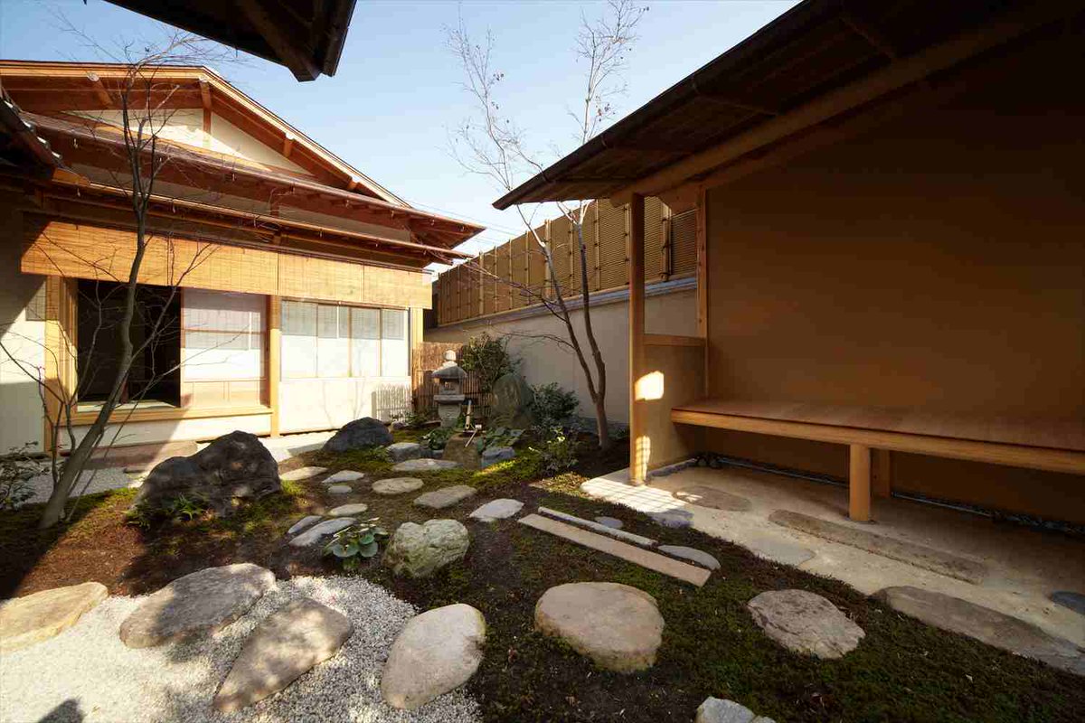 In the 14th c. a form of very straight and stylized sukiya-zukuri architecture was high fashion, but there simply weren't nearly enough raw materials to build these homes for every noble or samurai who wanted one. Hence this clever solution of using bonsai techniques on trees.