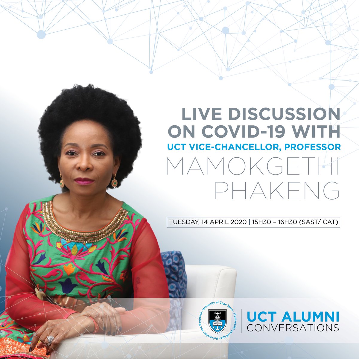 FabAcademic's tweet photo. Thanks to the more than 1000 members of the UCT community from all over the world for attending our live discussion yesterday. As I indicated, this is the end of business as usual - we have to reset how we think & how we operate. Take care, stay healthy & be strong! #lockdown https://t.co/aIrQJFgd0U
