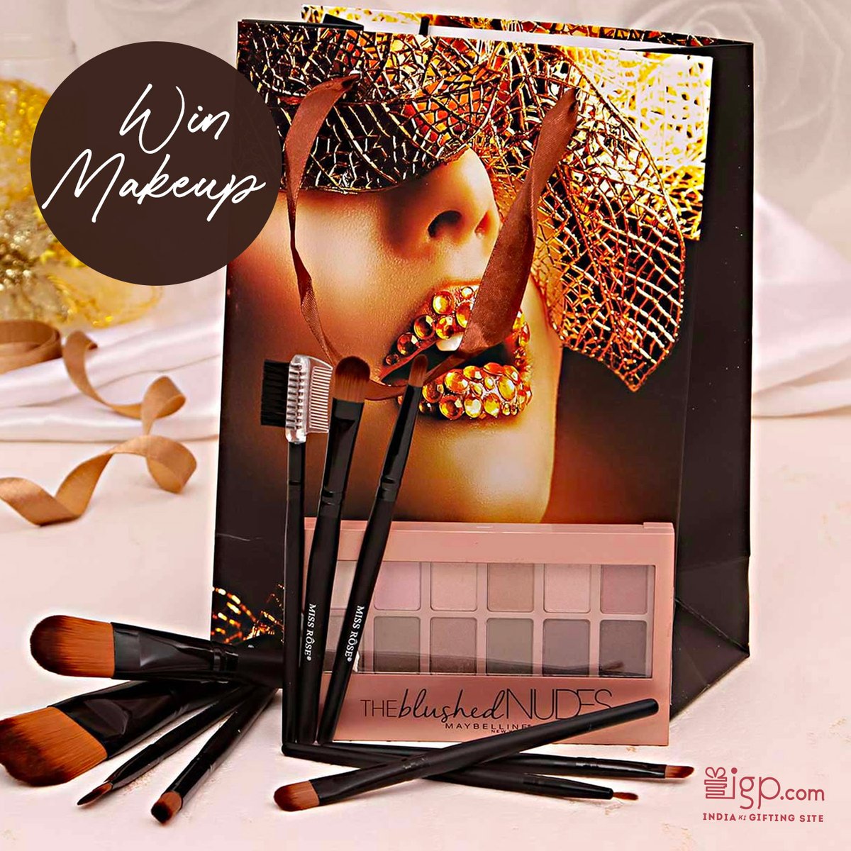 IGPcom's tweet photo. It's #IGPGiveaway time fellas! Like & Rt to win a Maybelline makeup bag!Tag your friends and RT the post (RT with #IndiakiGiftingSite @IGPCOM)! A winner will be chosen on the 20th April.Start Now! Minimum 500 RT & Participant.T&C Apply. https://t.co/p2CHo3KNgr