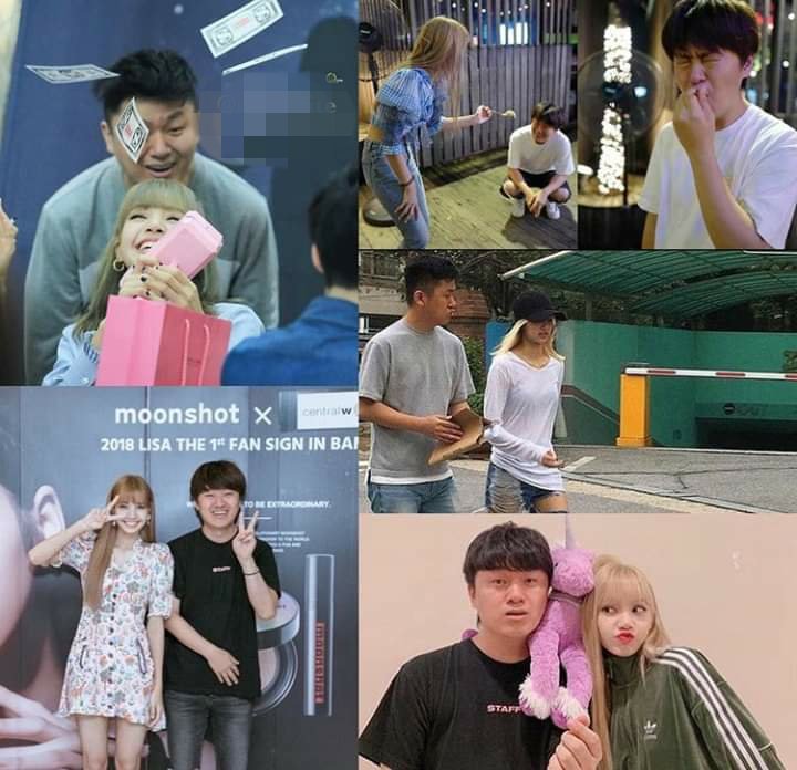 lisaandlilie's tweet photo. Who miss our manager oppa? Because I do. @ygofficialblink https://t.co/k2YfFqblRi