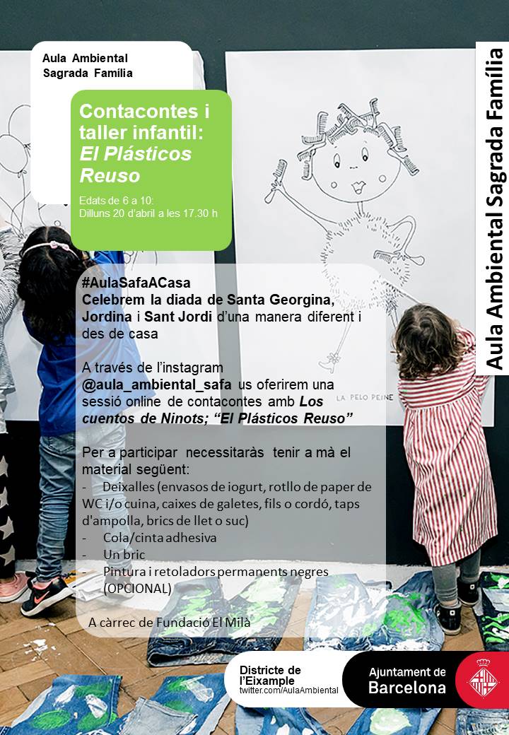 fundacioelmila's tweet photo. La semana que viene realizamos talleres de #reciclaje de nuestros super #NINOTS con @AulaAmbiental a través de #Instagram. ¡Apuntad las fechas y no os lo perdáis! @AJBarnabitas @fundacionFISAT @CCATFundacions @narinan_ #medioambiente #reciclaje #educación #infancia https://t.co/2YDIph5atT