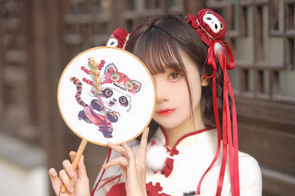 画像,#Lolitafashion #中華風lolitaパンダが来ました🐼pandapanda！——————🏮🏮🏮—————— https://t.co/Srr3Rz…