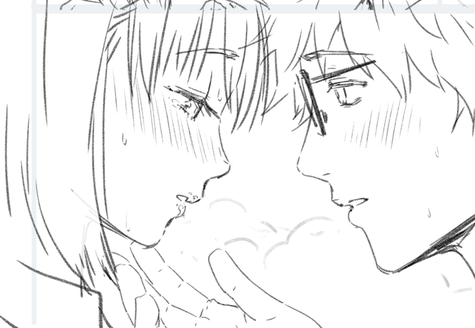 チマチマ下書き続けています。あんまり長時間描くと手首が痛くなるので、今日はこのへんで休みます。 