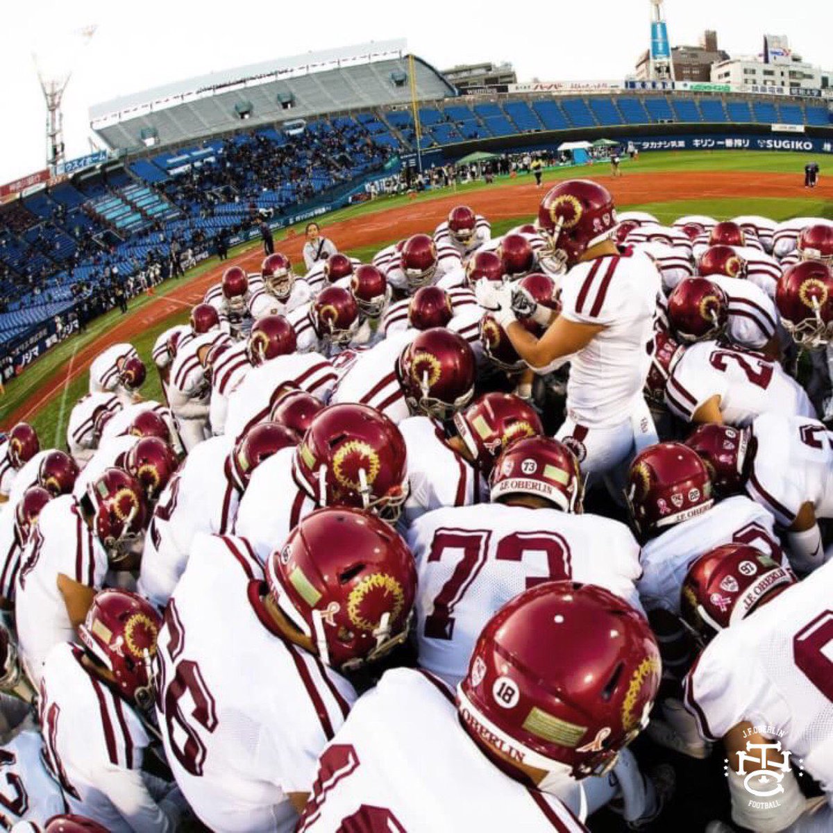 obirin_football's tweet photo. 【 #HuddleChallenge】

nominated by 
@Triumphant_Lion 日本体育大学🦁

-Huddle(ハドル)-とは
試合に臨む前、チームの士気を高める円陣のようなものです🔥

#桜美林大学
#TNC
#threenailscrowns
#アメフトが好きだ
#beatcovid19
#🏈 https://t.co/ID2c9TZUiB