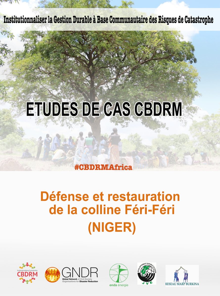 endaenergylinks's tweet photo. [Thread] #RRC
Nous ferons une série de #threads pour partager avec vous les meilleures études de cas sur les initiatives de gestion durable à base communautaire des risques de catastrophe en Afrique #CBDRMAfrica

 1) Défense et restauration de la colline de Féri-Féri (Niger🇳🇪) https://t.co/hBqbOgvRMM