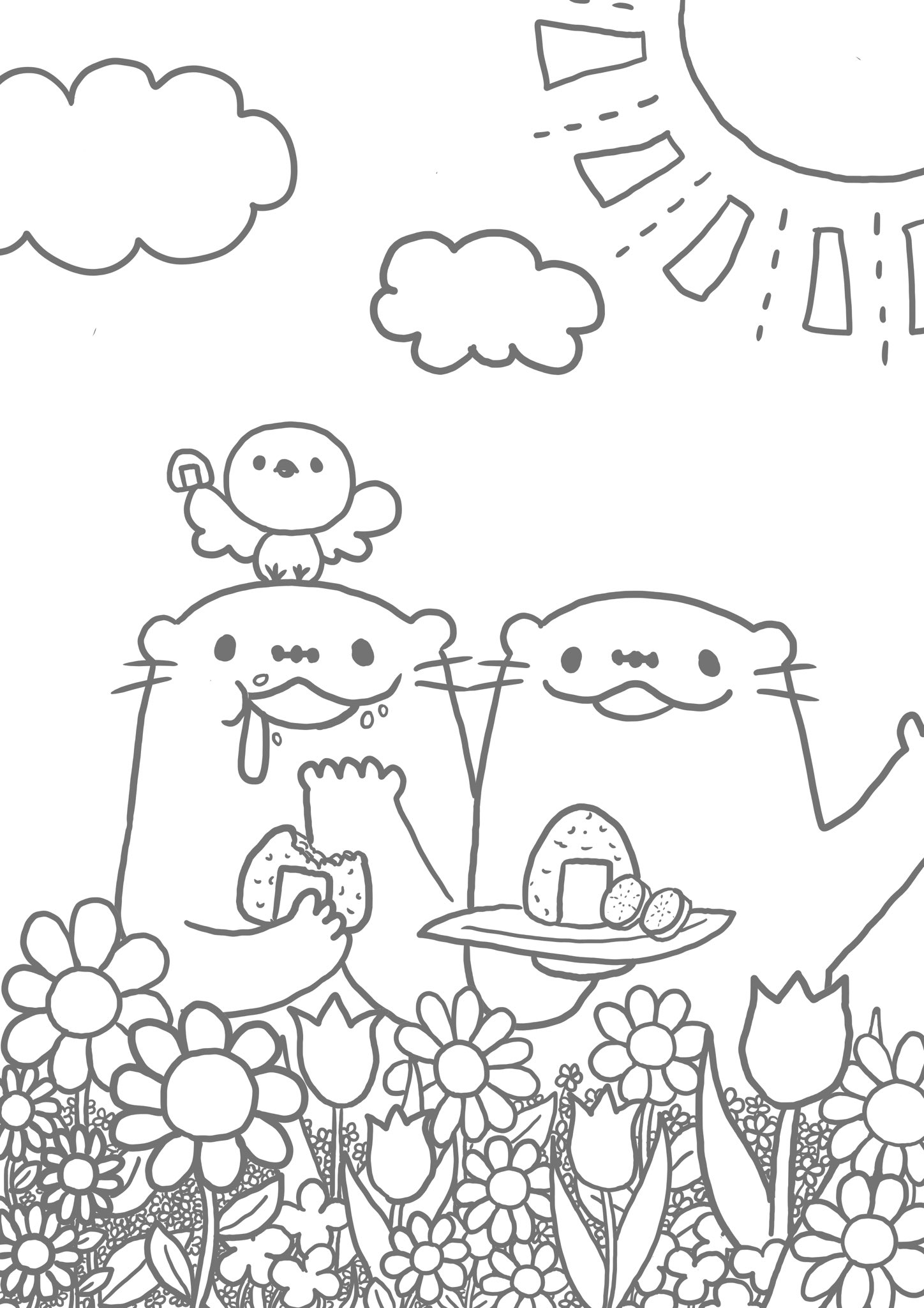 Akari よかったらコピーして塗ってみてくださいʕ ᴥ ʔ カワウソだらけのやつは 本当に何もする事がない時に塗らないと飽きると思います 簡単な見本も載せます ぬりえ Akari よかったらコピーして塗ってみてくださいʕ ᴥ ʔ カワウソだらけのやつは 本当に何もする事がない時に塗らないと飽きると思います 簡単な見本も載せます ぬりえ