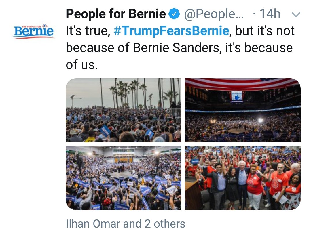 8. There will be no incumbent in 2024.Incumbent Presidents are very hard to beat.This gives us the opportunity to be competitive if we stick together and work as hard as we have worked for Bernie.We made Bernie. We did that. Us.We just paint the revolution green now.