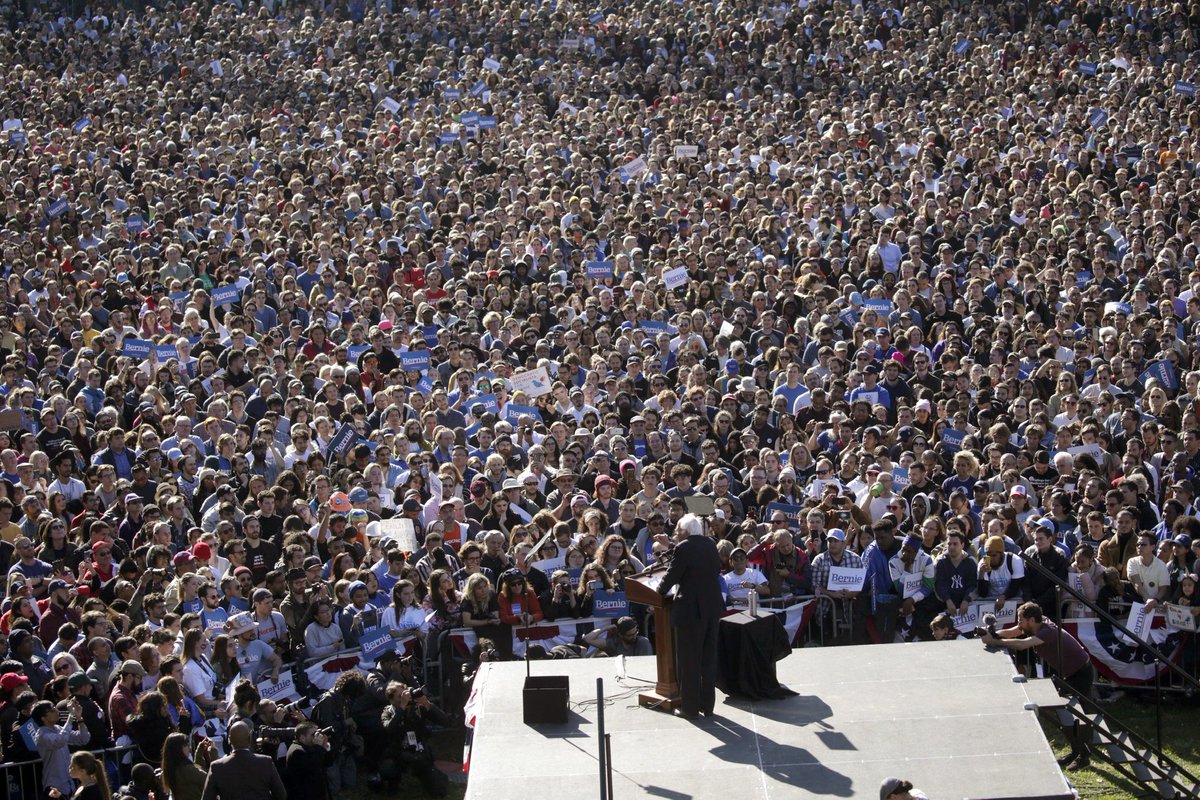 8. There will be no incumbent in 2024.Incumbent Presidents are very hard to beat.This gives us the opportunity to be competitive if we stick together and work as hard as we have worked for Bernie.We made Bernie. We did that. Us.We just paint the revolution green now.