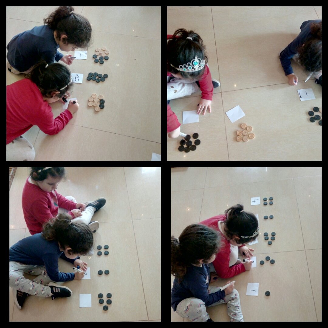 nisrinee21's tweet photo. What is better than spending our time playing & learning together.Naya &Sama had fun playing math games to develop their understanding of #numbers #play_based_learning @Hhhsinfo @najo_sabi @HaririNesrine @tbaassiri @NadaNadanassar @lara_sakakini @DaraziFarah https://t.co/2sJEeJgJpJ