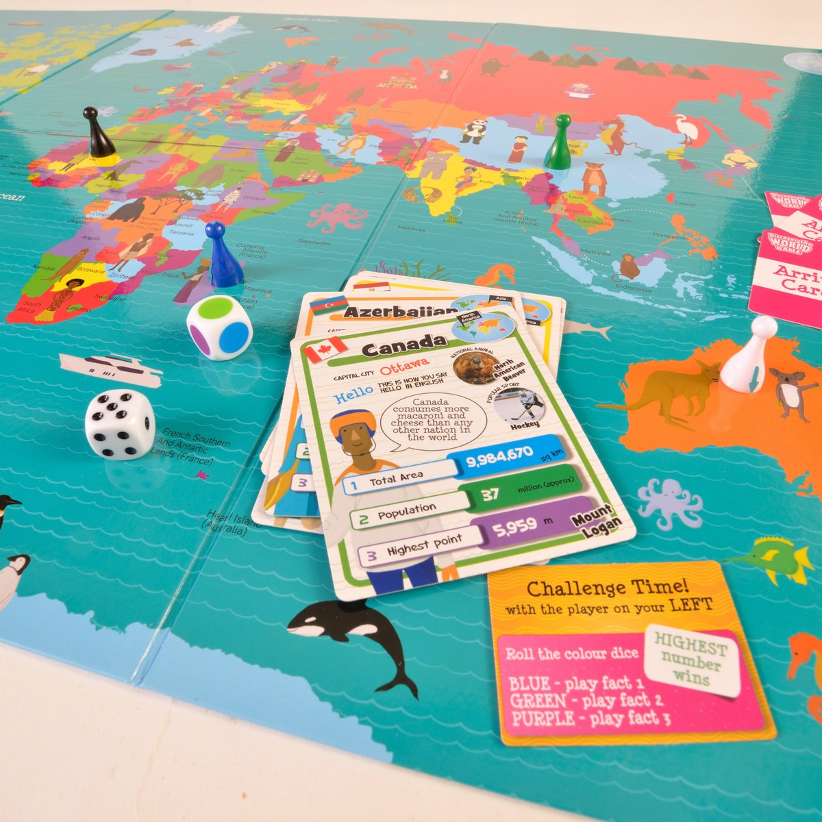 FiestaCraftToys's tweet photo. #stayingin  #homelearning Discover the World Game. 
Race around world with family game full of thrills and surprises: Be the first player to reach destinations. Everyone learns fascinating facts about countries &amp; cultures. https://t.co/aW8takCd6X https://t.co/sYXXEK3EFf