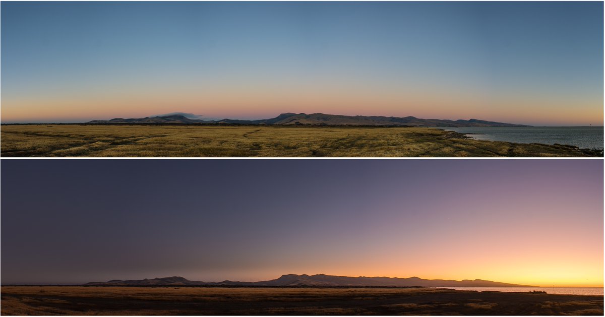 I spend New Years Eve watching an Aurora in the southern sky from just outside  @Christchurch_NZ at a spot on Te Waihora Lake Ellsemere accessed via Greenpark.I made a portrait of my beloved Banks Peninsula, last light 2015, 1st light 2016  #BitsOfNewZealand
