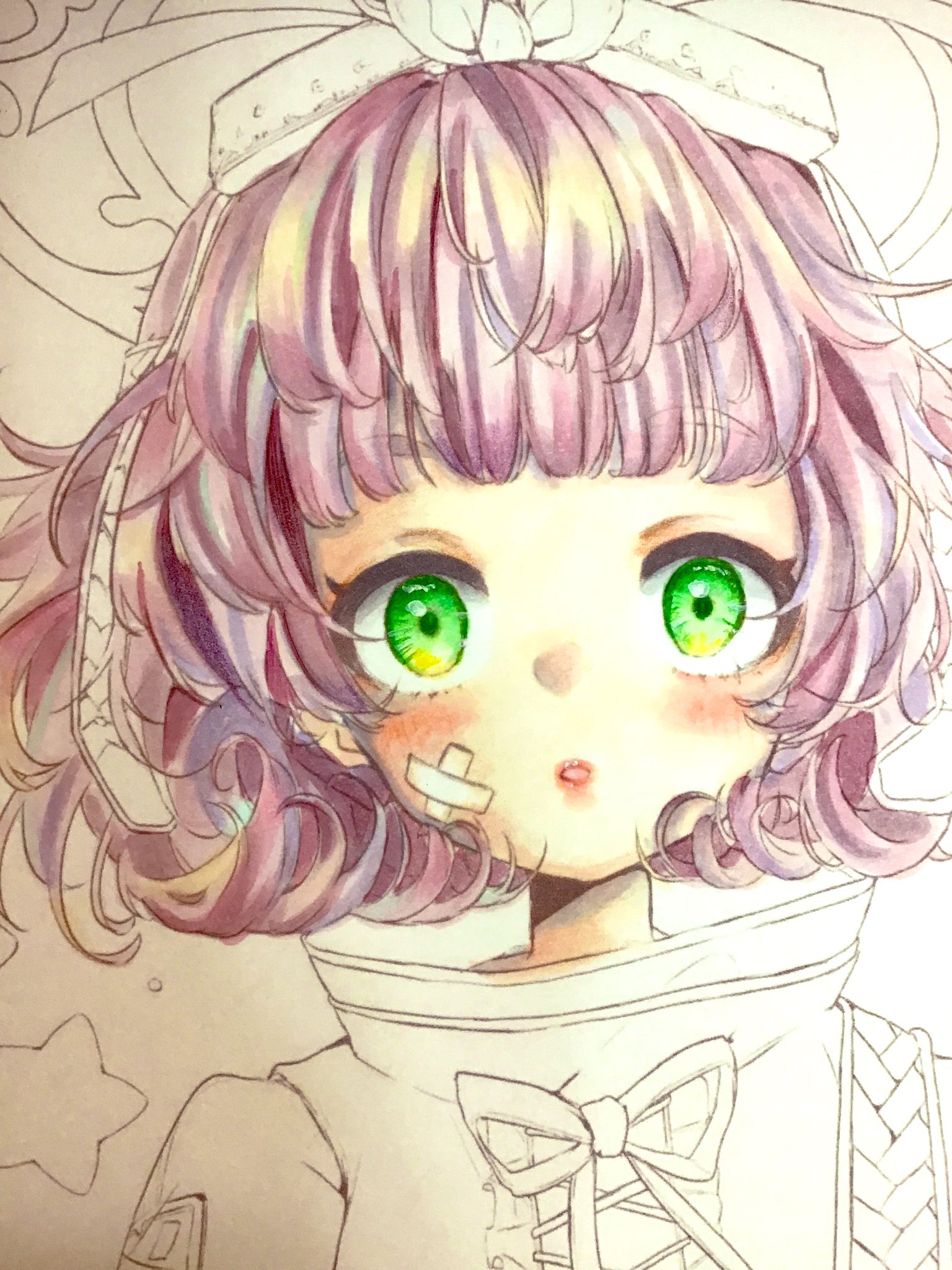 かしま あさ お絵描き修行中 コピックについては使う紙が定まらない スケブはfig 左 がいいのかも 塗り絵 まだ途中 で使ってみたけど ケント紙が割といい感じ 中 水彩紙より淡い風合いが出せる 昔使ってたのもケント紙だったな 水彩紙は