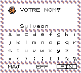 Et c’est mieux de se garder un peu de surprise, non ?Bien, ne perdons pas plus de temps, et commençons le jeu. Passons quelques étapes jusqu’au laboratoire du Prof Orme, ou contrairement à Pokémon Jaune, on a le choix du starter.