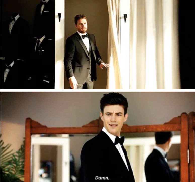 _starkll's tweet photo. Qui per ricordarvi che questa scena esiste E CHE TUTTI NOI ERAVAMO UN PO’ COME BARRY ALLEN IN QUEL MOMENTO #CrossoverDC https://t.co/hl0V31rw1Q