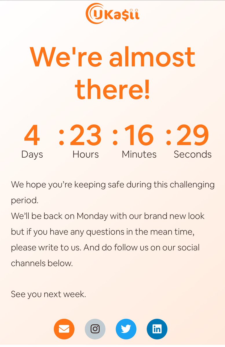 UKasii's tweet photo. We're back with a new look on Monday!
#cashback 
#Loyalty
https://t.co/wjkHPq1N7m https://t.co/pqVcsgNE56