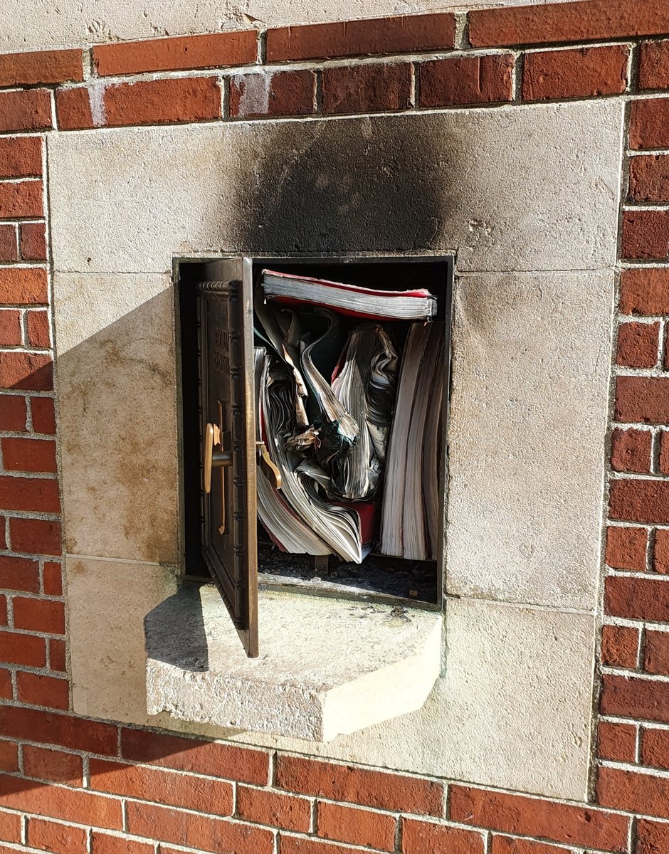 The <a href="/CWGC/">Commonwealth War Graves</a> are disappointed to learn of a minor incident of vandalism at our Thiepval Memorial in France where the contents of a register box were this week set alight. Read more, here: ow.ly/WSrO50zeGbS #WW1