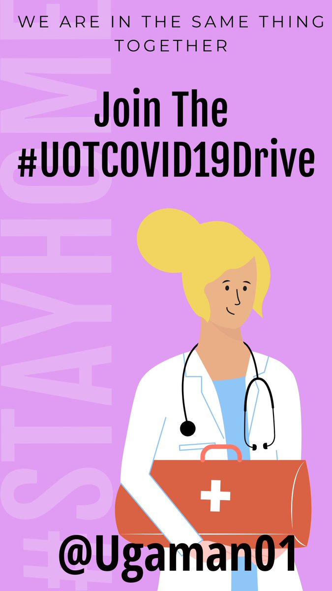 Special Announcement: Thread I am calling upon the Ugandans On Twitter Community to come together and contribute something to the COVID19 National Task Force in a campaign dubbed  #UOTCOVID19Drive. I will open up with a contribution of Ugx 50K to the cause.