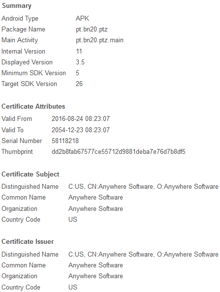 malwrhunterteam's tweet photo. "BPI_Security.apk": a55a9e204ca0f1015a34f76967ab1e93d7e6ff4ab5abb4816b7438c8db41c8e7
From: https://sis-ptcadastro[.]com/app/BPI_Security.apk
Seems targeting Portugal @banco_bpi's customers.
C2 panel is named "Operador MIB 1.0" - it has BR connections.
cc @LukasStefanko @virqdroid https://t.co/vuV5rqinX0