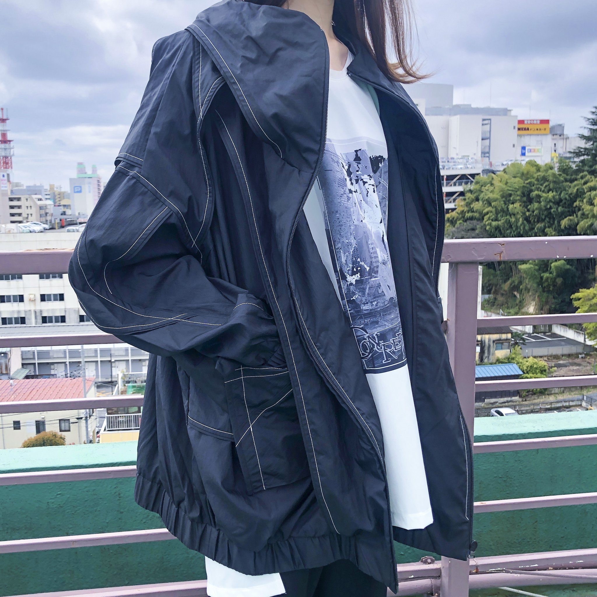 balmung 20ss ハイネックパーカー BALMUNG（バルムング）ボロ