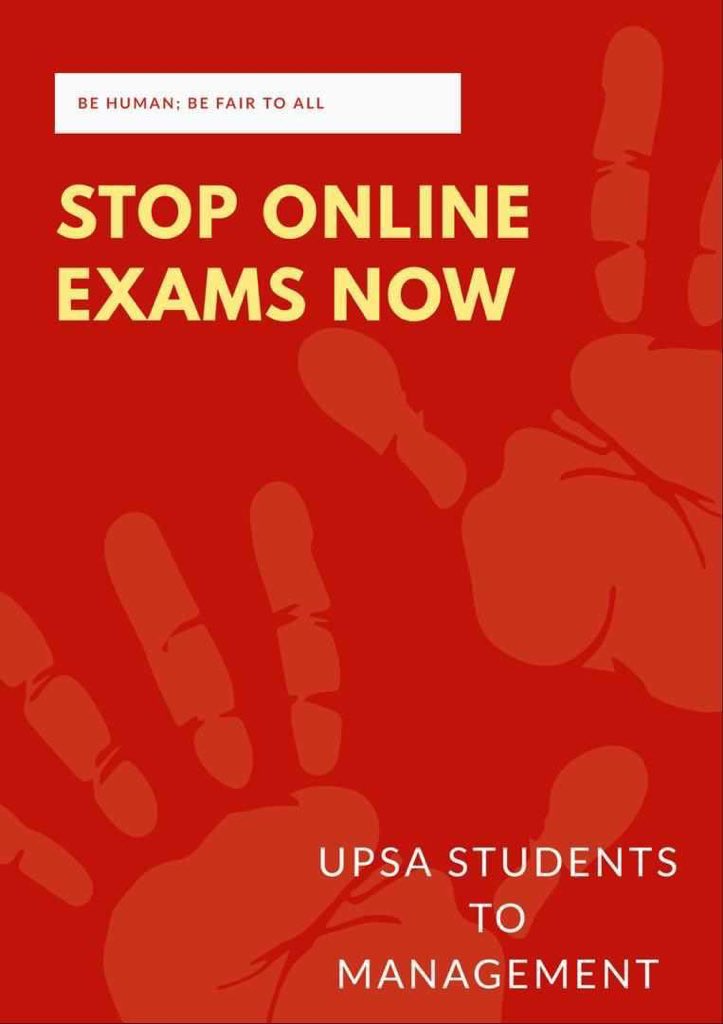 alajoelnii's tweet photo. #UPSAstopELearning
#NoVirtualExams
Be human and be fair to all https://t.co/2HS2yDYmoP