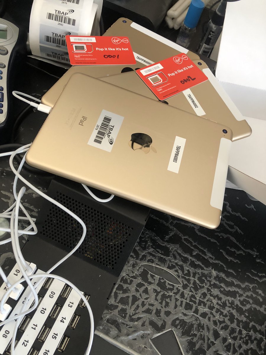 #Working from #Home isn't going to stop <a href="/fahadarshad/">Fahad Arshad</a> from getting 30 #iPads ready for #vulnerable #learners to use at home for #online #learning. 
A massive thanks to <a href="/TBAPFoundation/">TBAP Foundation</a> for funding!
You can help us provide more resources by donating now on:
justgiving.com/campaign/lapto…