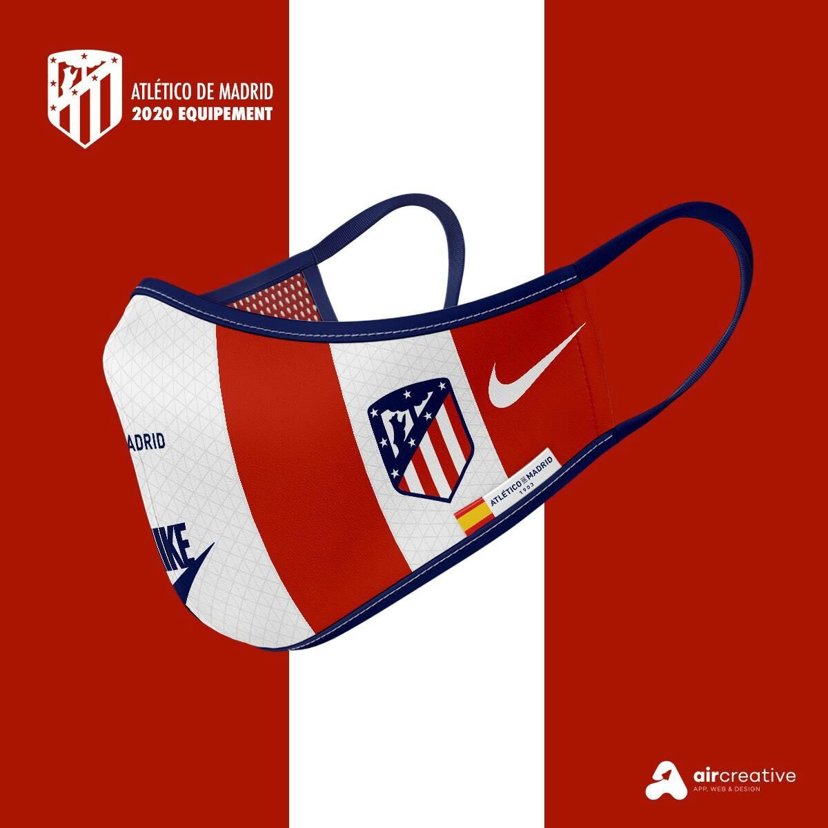 ActuFoot_'s tweet photo. Créer des masques à l'effigie des clubs de Liga.

L'idée de la société Aircreative, dont l'initiative est à but non lucratif. https://t.co/wDzp8PCuKM