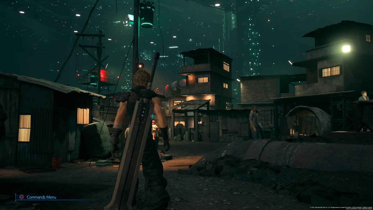 VyronAng's tweet photo. Midgar slums at night reminds a place i used to visit #PS4share https://t.co/uCLTBekHEr