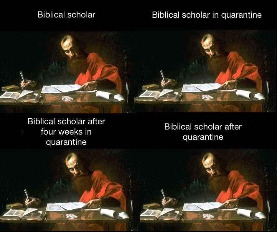 A prayer for believers, church leaders and theogians: Lord protect us from this type of stagnation and irrelevance. Keep us faithful, yet relevant. Help us to be good students of your Word and effective servants of others during this challenging time
